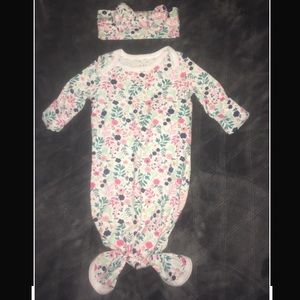 NB BABY GIRL SLEEP GOWN